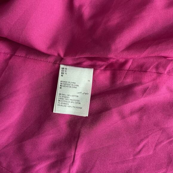 Charter Club Velveteen Blazer Jacket Black Women’s Size Petite 16 Edgy Corporate - Picture 8 of 12